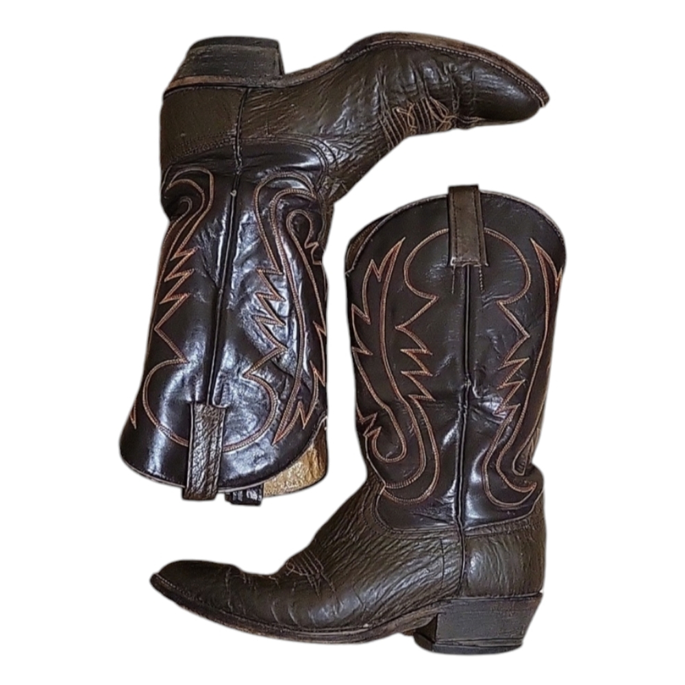 Vintage Mexican Neolite Western Cowboy Boots